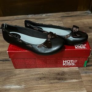 Hot kiss Oxford brown Flats